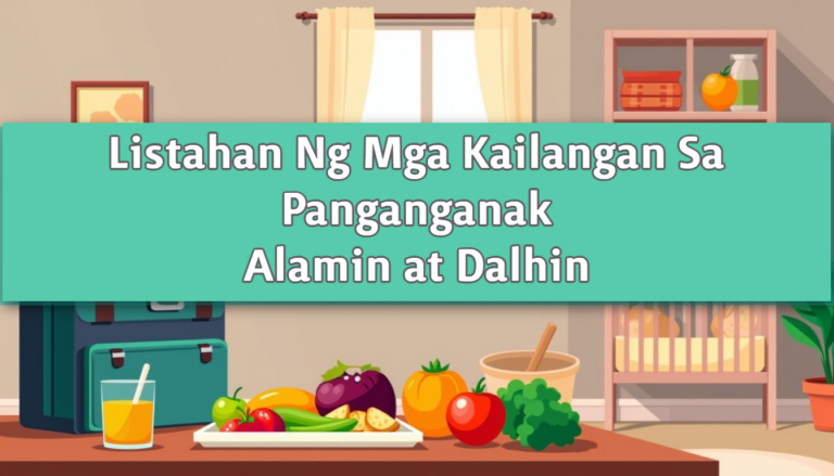 Listahan Ng Mga Kailangan Sa Panganganak